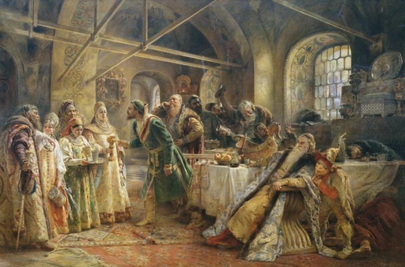 Makovsky, Konstantin Kissing custom oil painting image